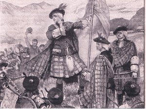 The Earl of Mar raising the Pretender